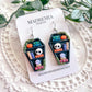 Coffin Bookcase Dangles