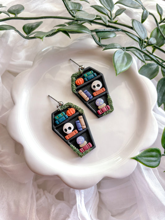 Coffin Bookcase Dangles