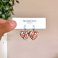 Terrecota Puffy Heart Dangles