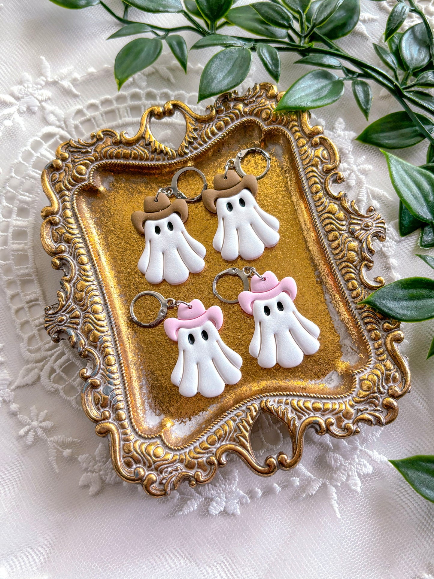 Cowboy Ghost Dangles