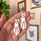 Floral Ghost Dangles