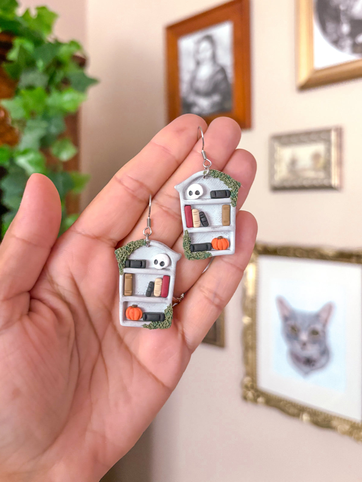 Tombstone Bookcase Dangles