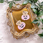 Lab in Pink Pumpkin Dangles