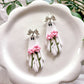 Floral Ghost Dangles