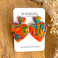 Translucent Rainbow Heart Dangles