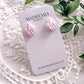 Pink Ombre Ghost Studs