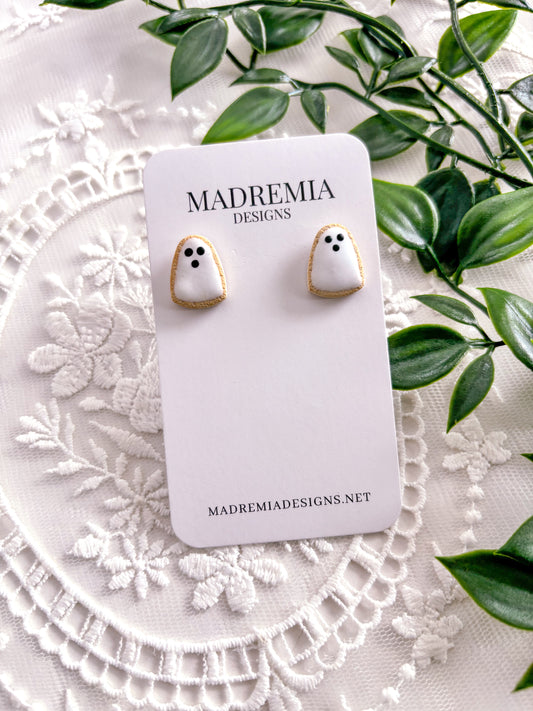 Ghost Sugar Cookies Studs