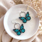 Blue Butterfly Dangles