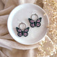 Pink Butterfly Dangles