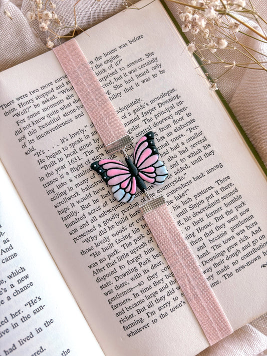 Light Pink Butterfly Bookmark