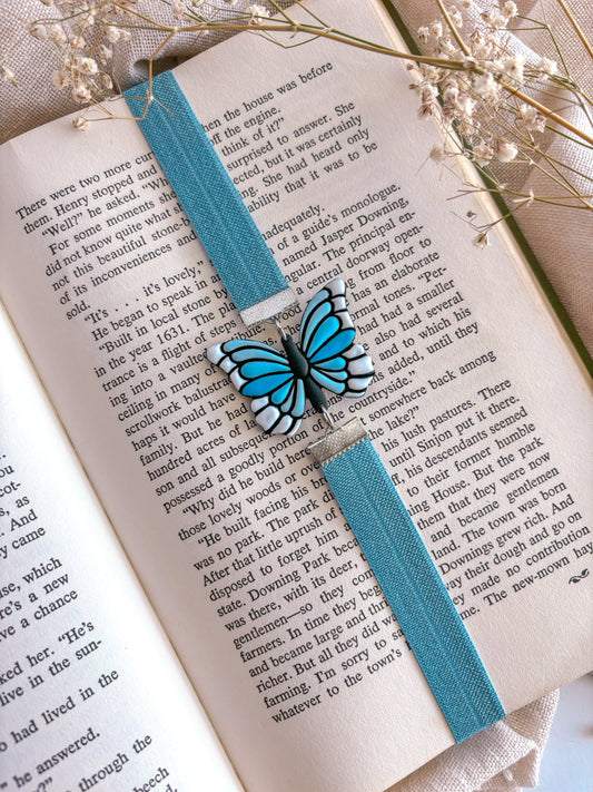 Light Blue Butterfly Bookmark