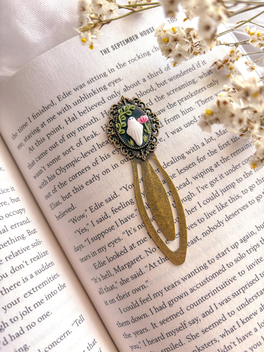 Floral Ghostie Bookmark