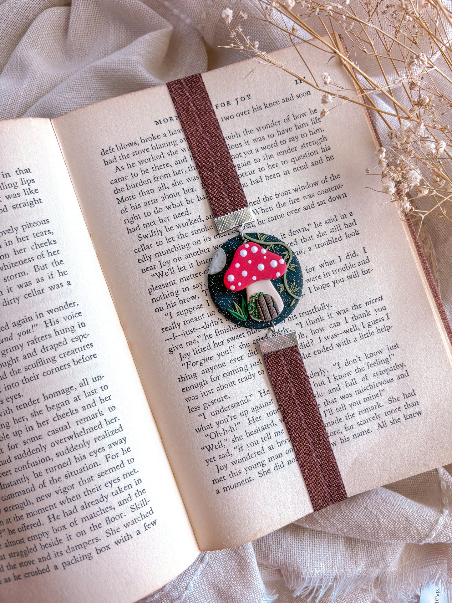 Mushroom Scene Bookmark