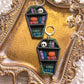 Coffin Bookcase Dangles (MTO)