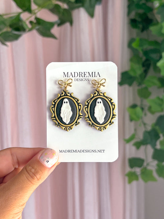 Cameo Ghost Dangles