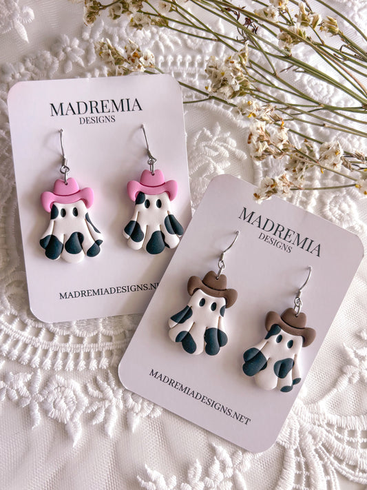 Cowboy Ghostie Dangles