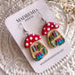 Mushroom Bookcase Dangles