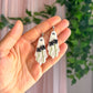 Floral Ghost Dangles