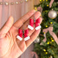 Santa Bow Dangles