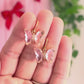 Light Pink Butterfly Charm Dangles