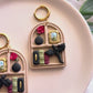 Dragon and Rose Bookcase Dangles