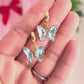 Light Blue Butterfly Charm Dangles